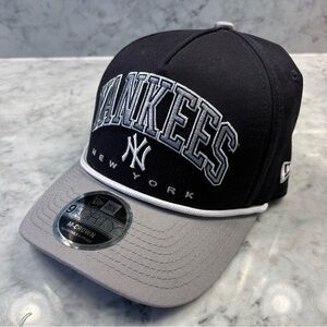 NY New York Yankees New Era MLB 9FORTY A-Frame M-Crown Snapback Rope Hat
